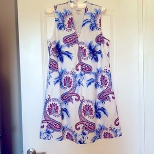 Tommy Bahama Sleeveless V-Neck Shift Dress Size L
